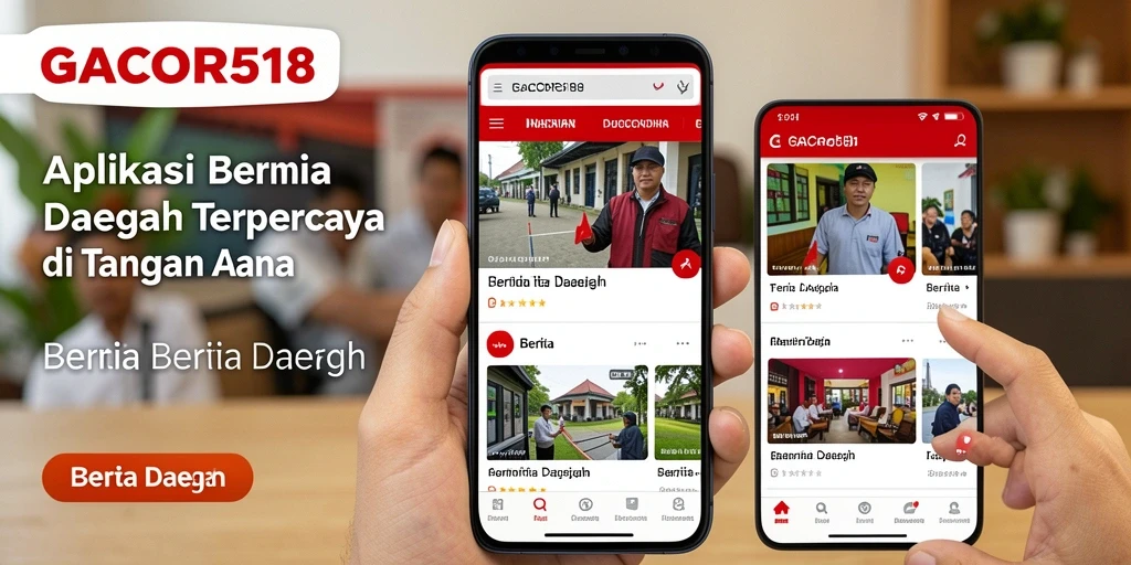 Antarmuka GACOR518 menampilkan berita terbaru dari berbagai daerah di Indonesia.