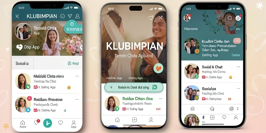 Tampilan antarmuka KLUBIMPIAN yang menarik dan user-friendly.