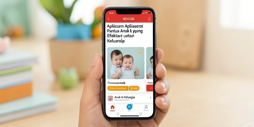 Antarmuka pengguna NEXGID yang ramah anak untuk pemantauan yang efektif.
