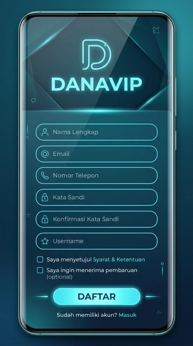 Panduan Buat Akun Baru di danavip